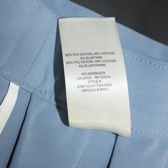 Aritzia Sunday Best Olympia Blue pleated women's mini skirt size 10 - Picture 6 of 8